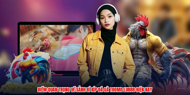 Điểm quan trọng về sảnh bí kíp đá gà thomo LU888 hiện nay