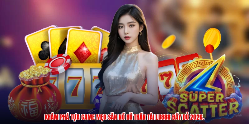 Khám phá tựa game mẹo săn nổ hũ thần tài LU888 đầy đủ 2026.