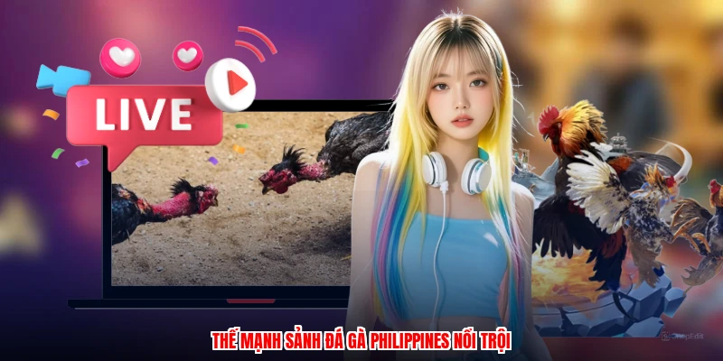 Thế mạnh sảnh đá gà Philippines nổi trội