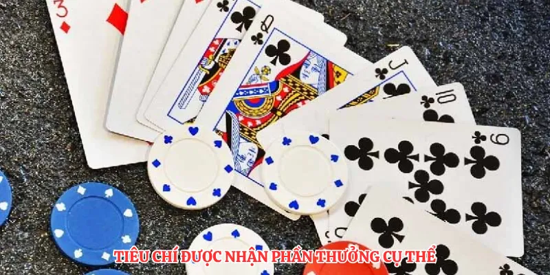 Tiêu chí được nhận phần thưởng cụ thể
